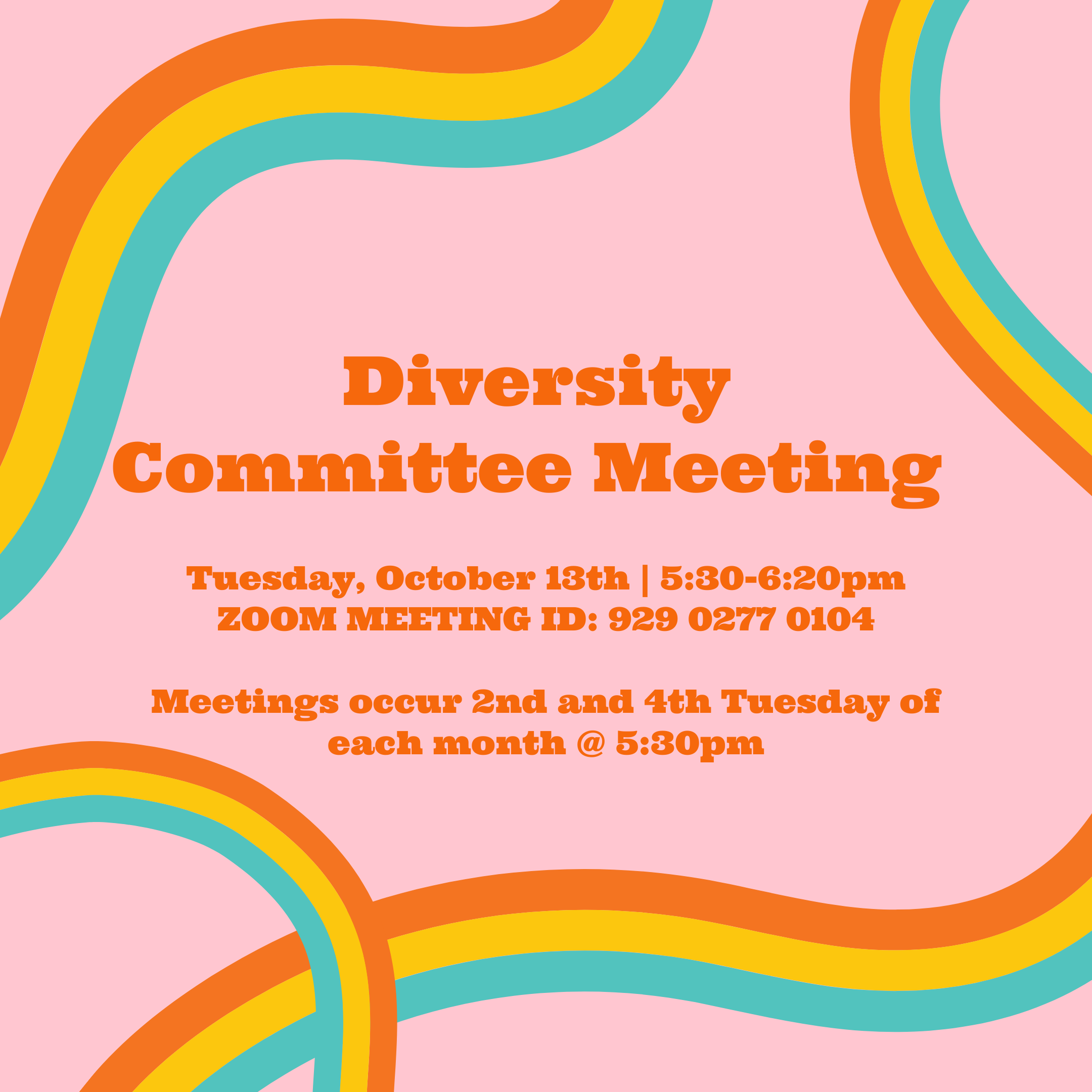 SEC Diversity Committee meeting flyer