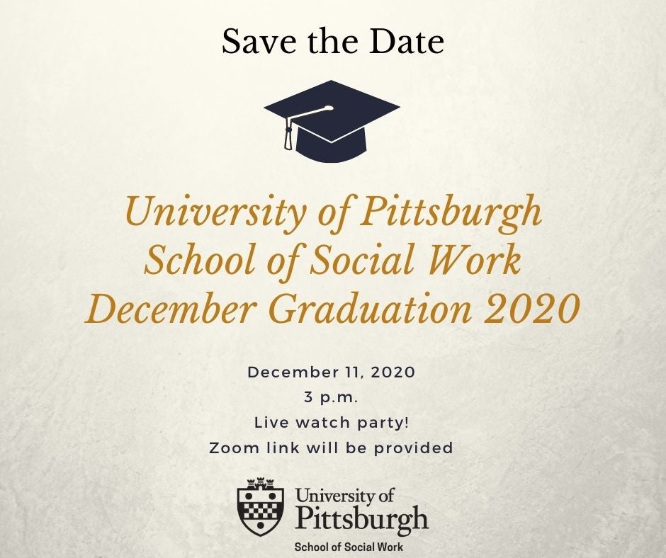 Save the Date December 11, 2020 graduation