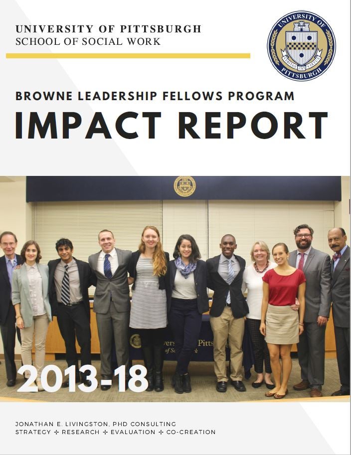 Browne Leadership Fellows Impact Report cover
