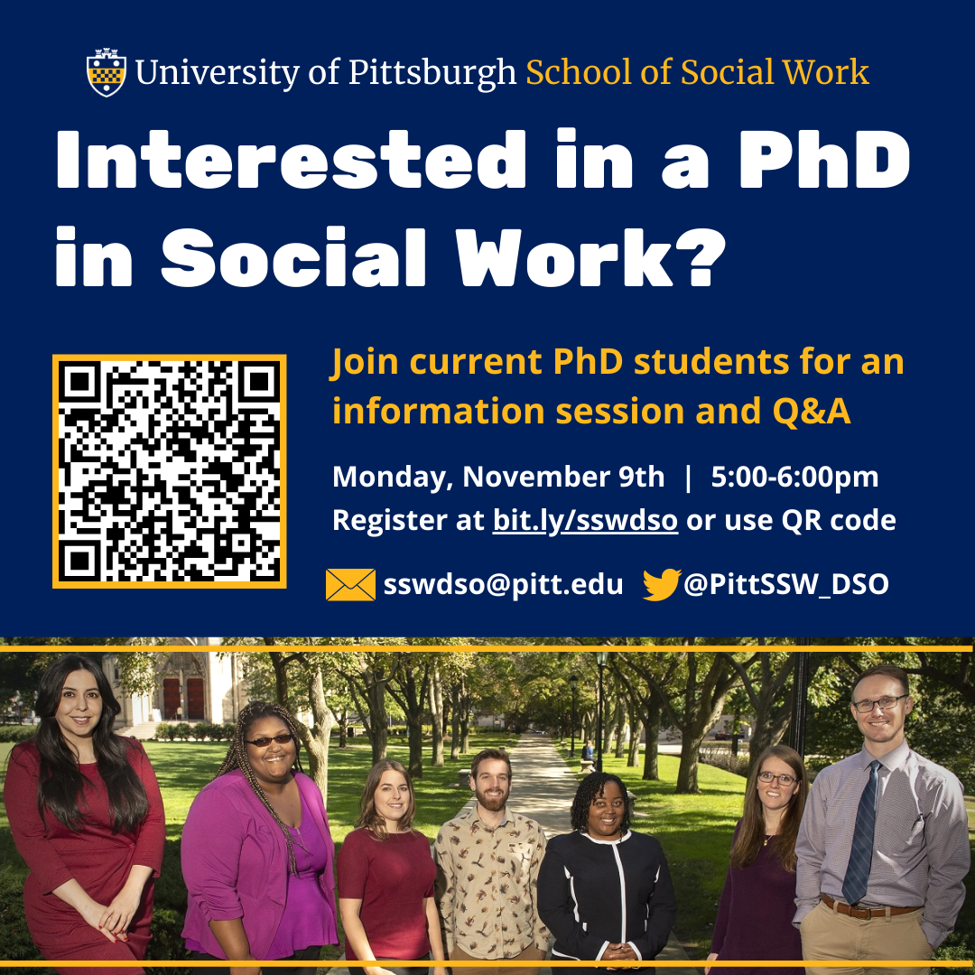 PhD Information session flyer