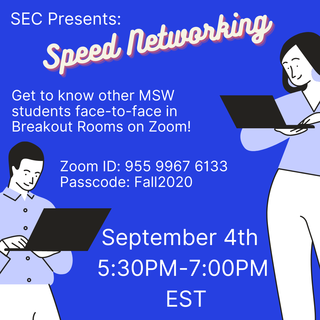 SEC Speed Networking graphic