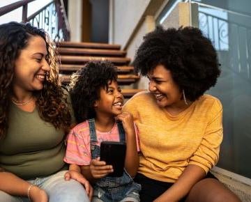 Women with child