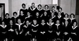 Photo of the faculty from the 1950s