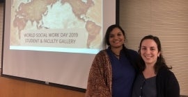 Students on World Social Work Day